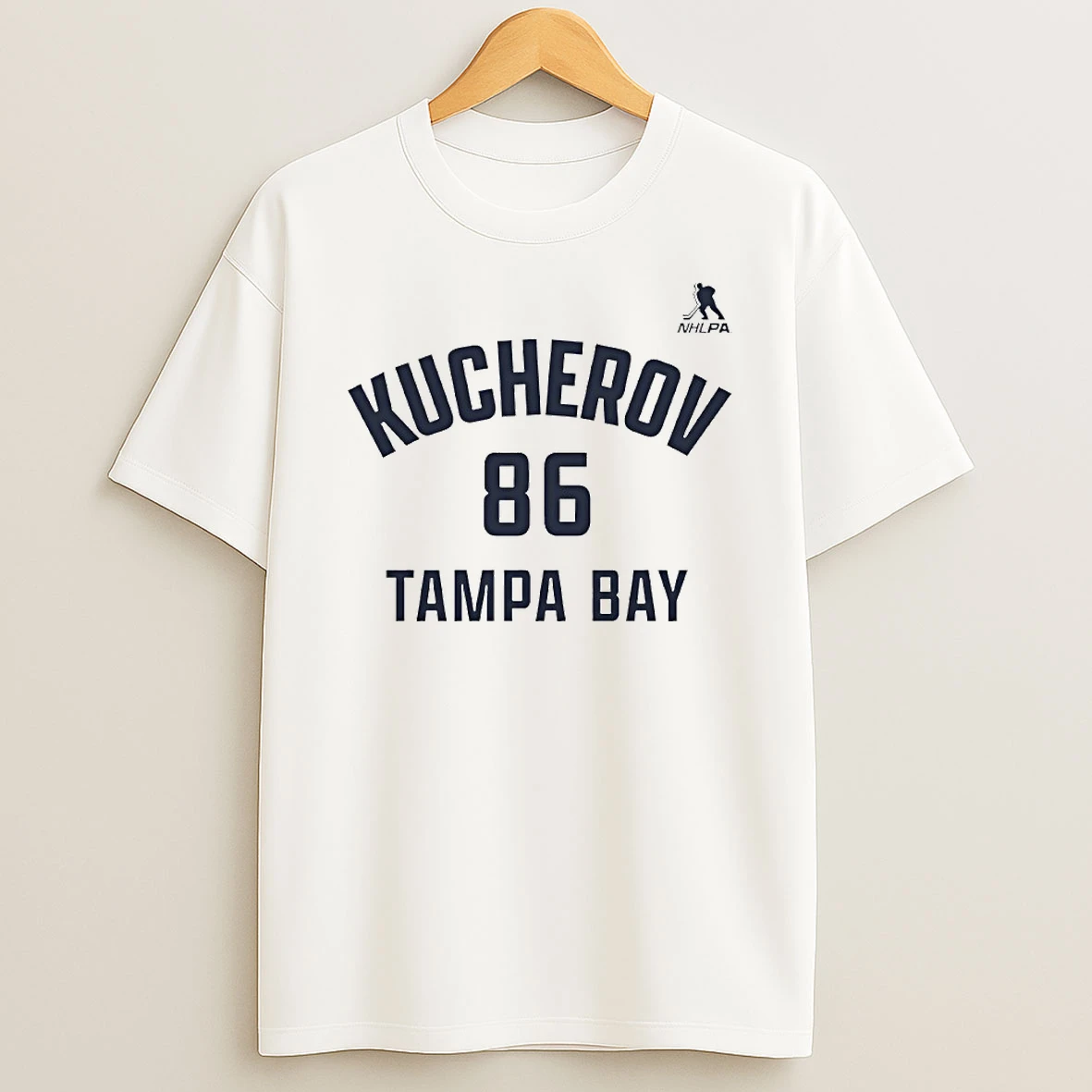 Nikita Kucherov 86 Tampa Bay Lightning Hockey Name And Number Circle T Shirt