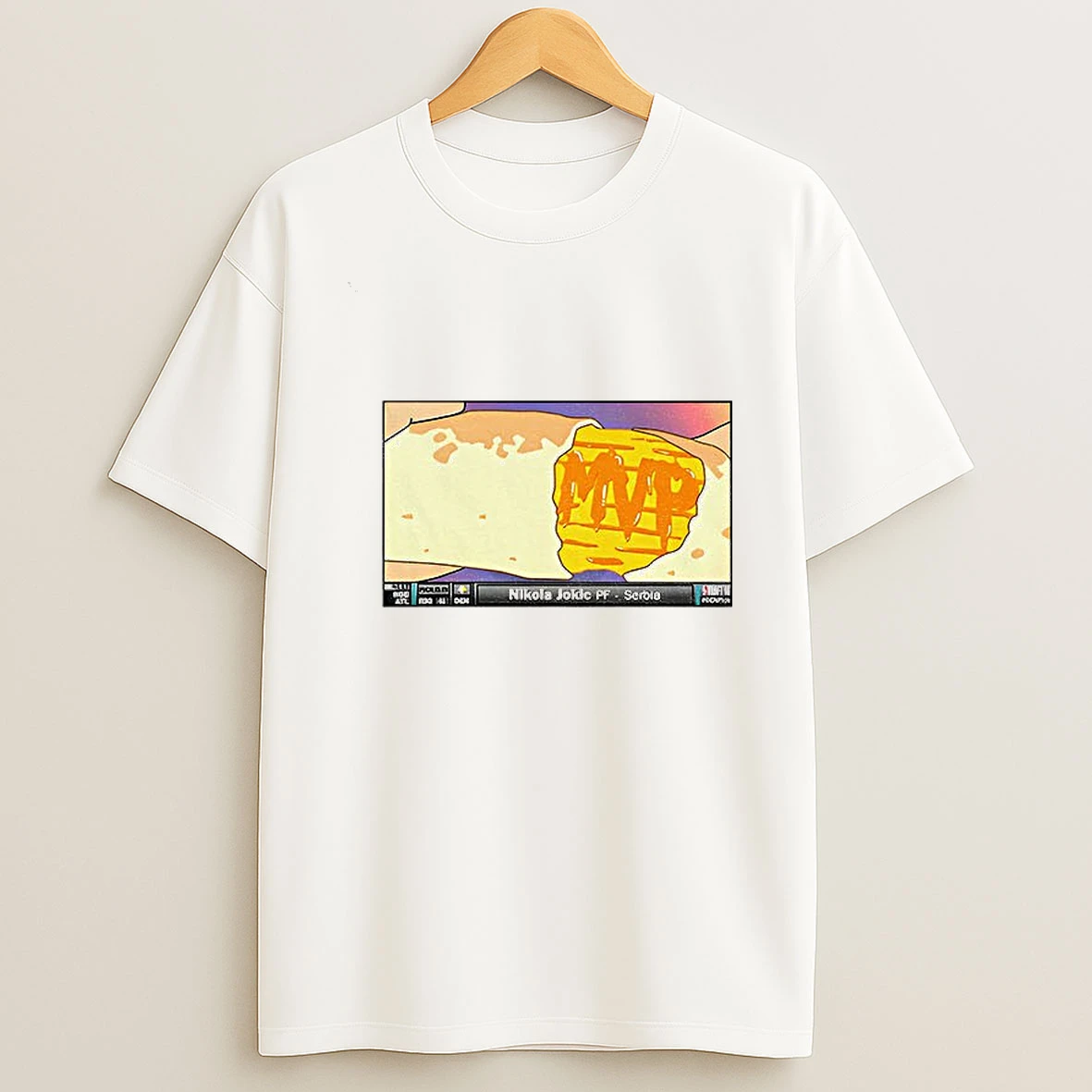 Nikola Jokic Quesarito Mvp Taco Bell T Shirt