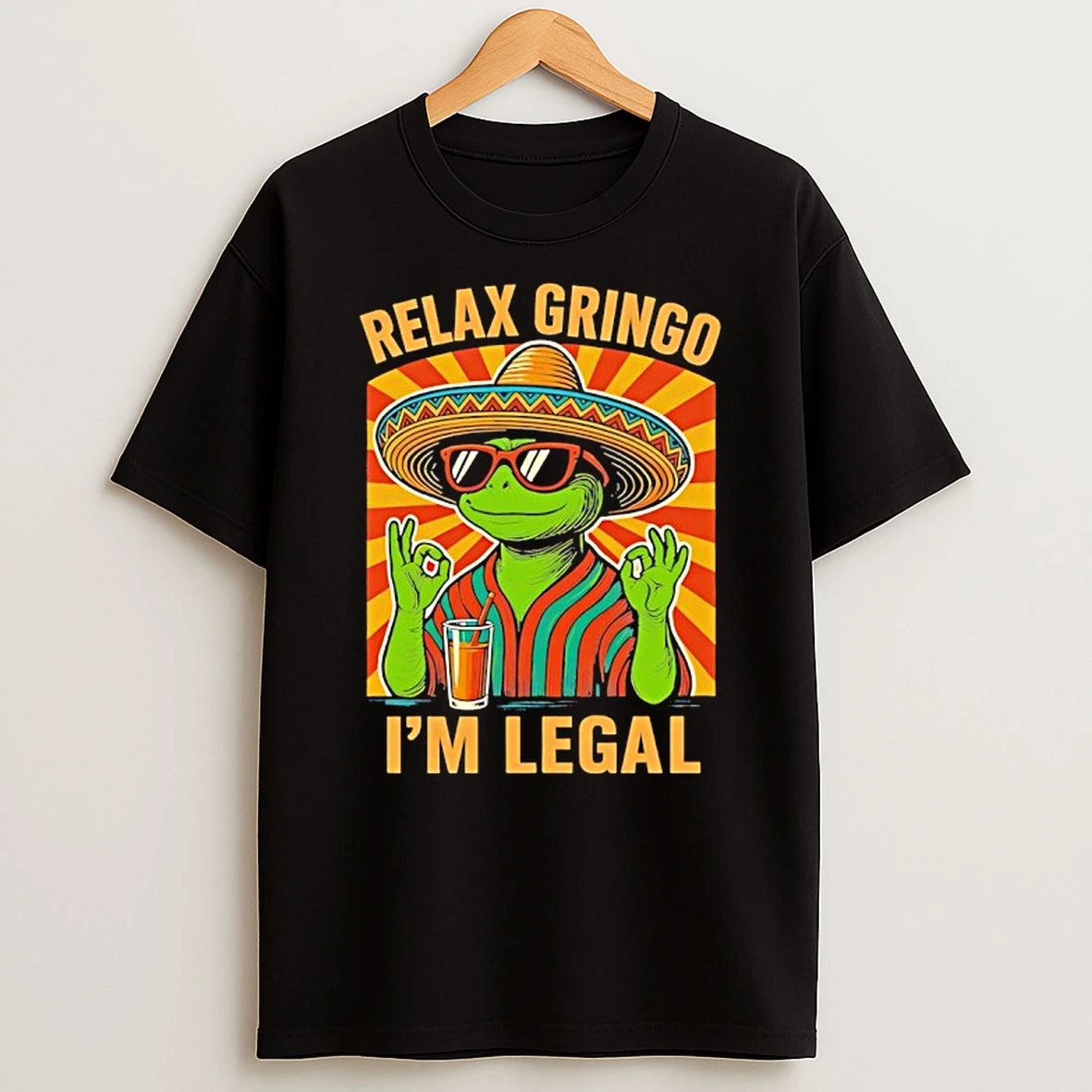 Ninja Turtles Relax Gringo Im Legal T Shirt