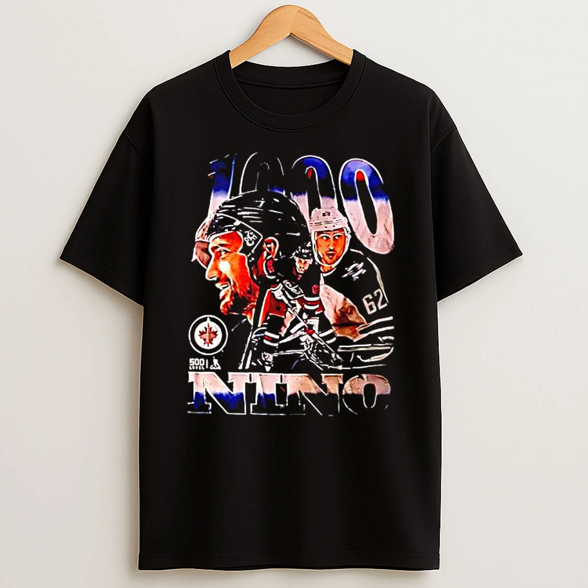 Nino Niederreiter 1000 Games Memories T Shirt