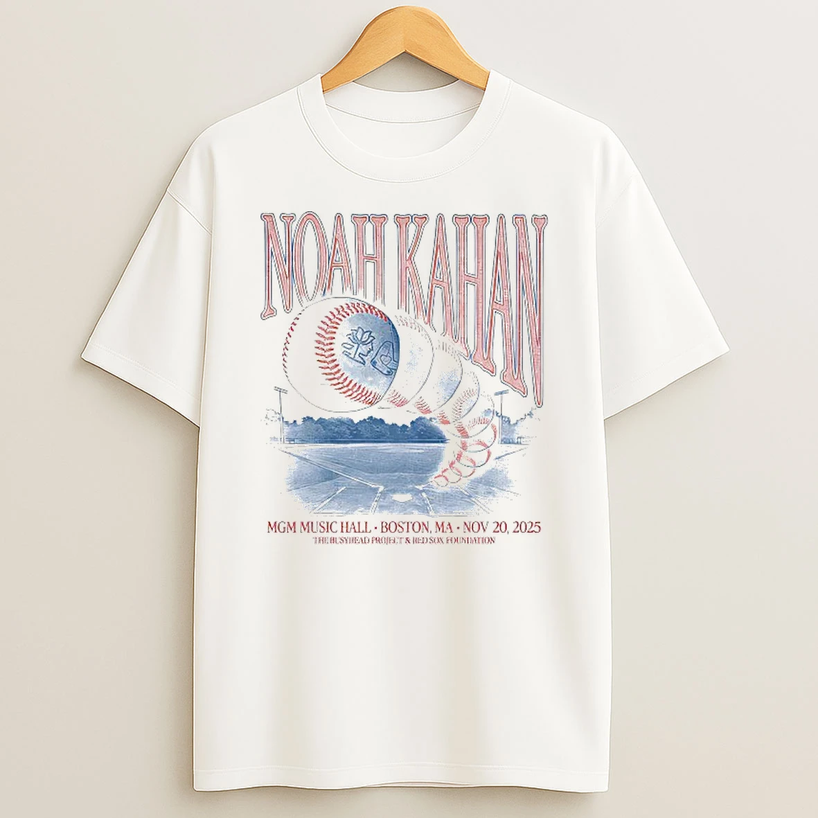 Noah Kahan 2025 Boston Benefit Show Mgm Music Hall Boston Ma T Shirt