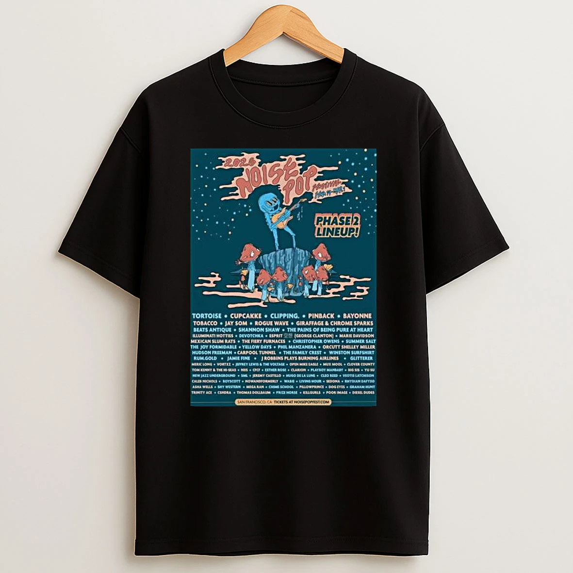 Noise Pop Festival Feb 19 Mar 1 2026 In San Francisco Ca T Shirt