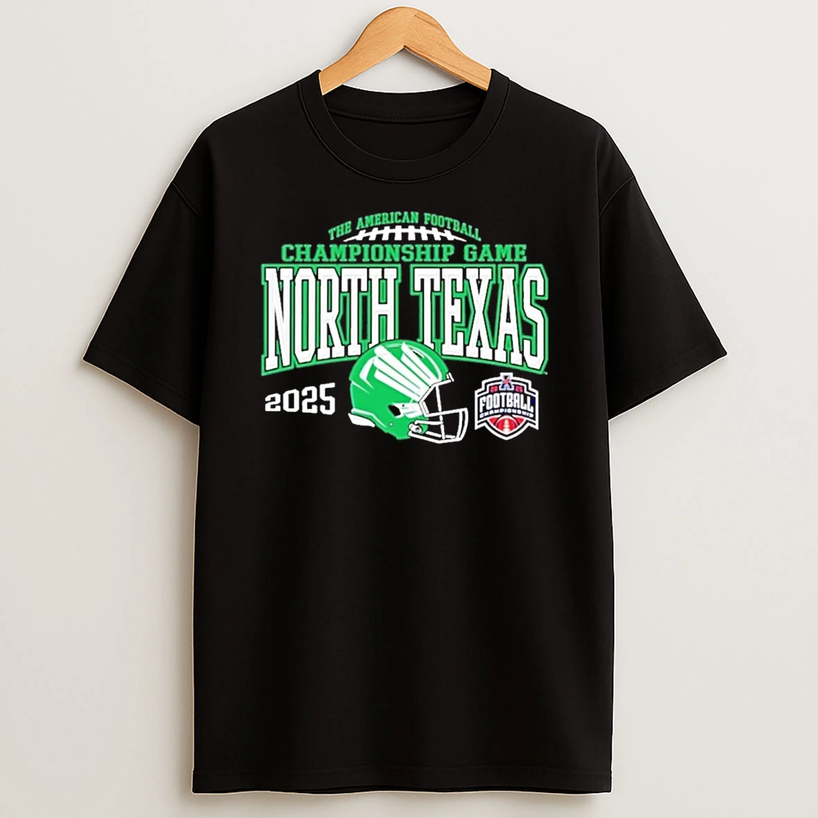 North Texas Mean Green 2025 Aac Football Championship Bound T Shirt