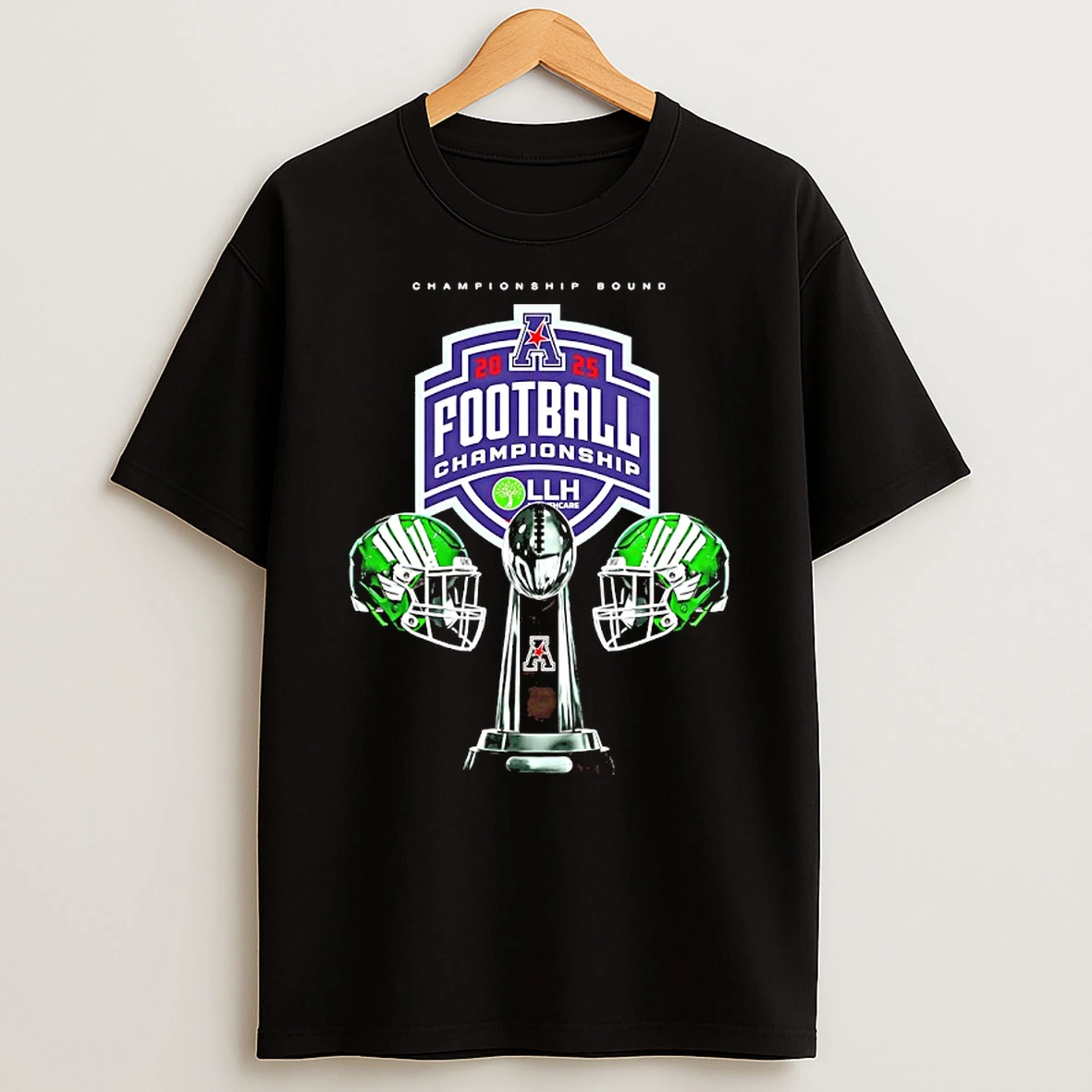 North Texas Mean Green 2025 Football Champions Trophy T Shirt