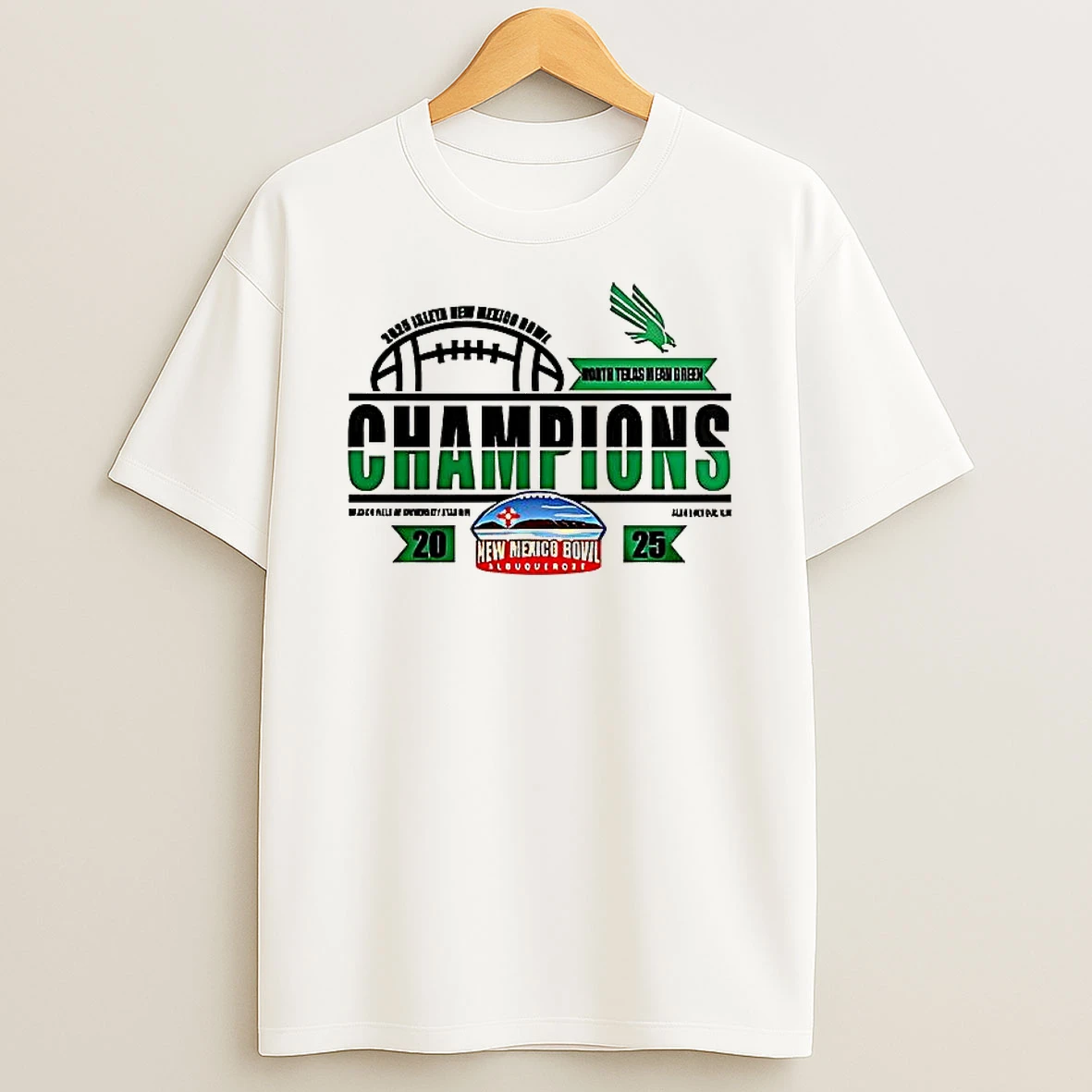 North Texas Mean Green Isleta New Mexico Bowl Champions 2025 T Shirt