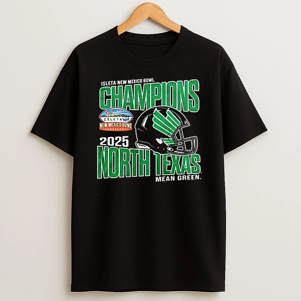 North Texas Mean Green New Mexico Bowl Champs 2025 T Shirt