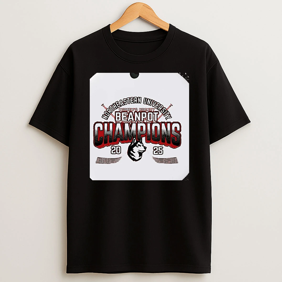 Northeastern Huskies 2025 Womens Hockey Beanpot Champions Christmas T Shirt