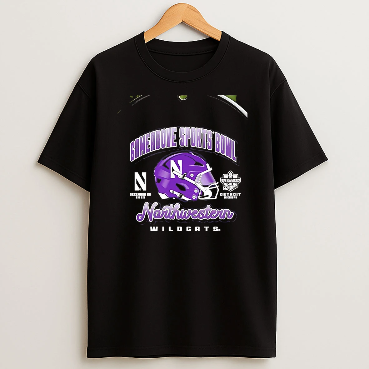 Northwestern Wildcats 2025 Gameabove Sports Bowl Chriast T Shirt