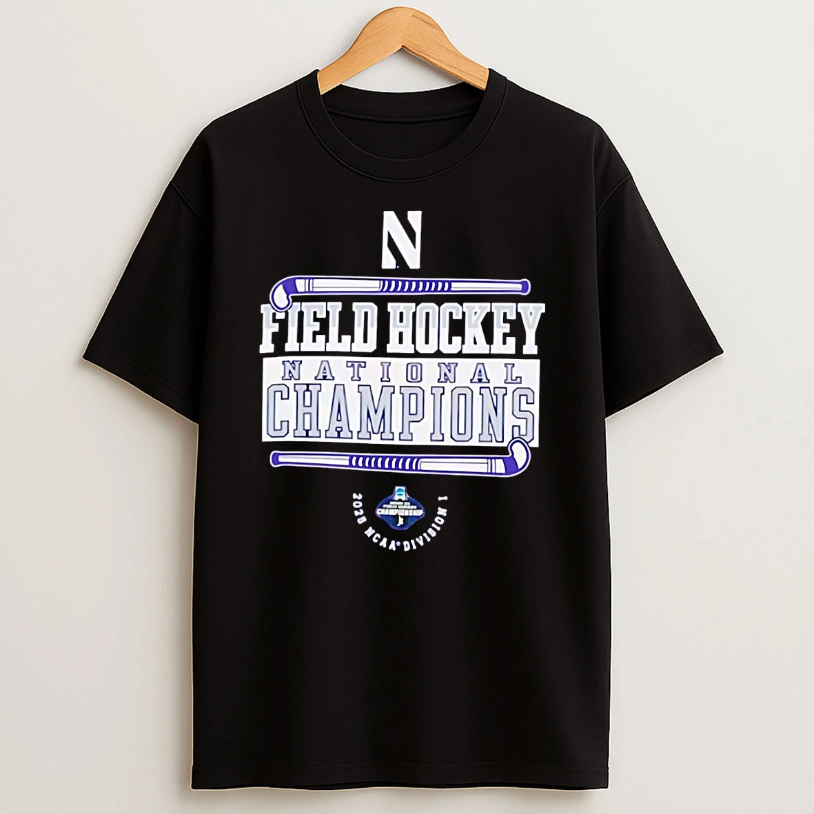 Northwestern Wildcats 2025 Ncaa D1 Womens Field Hockey Champions T Shirt