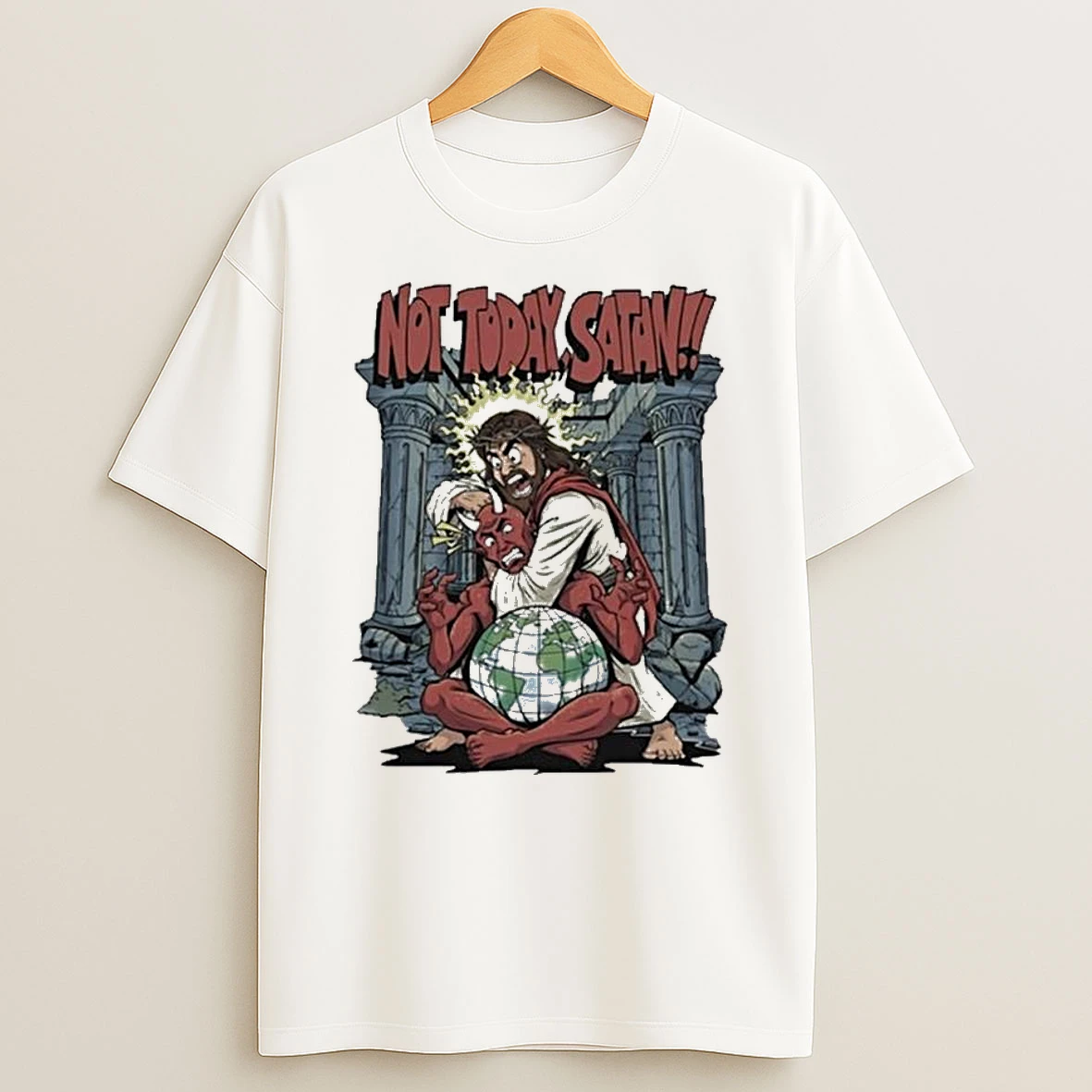 Not Today Satan New T Shirt