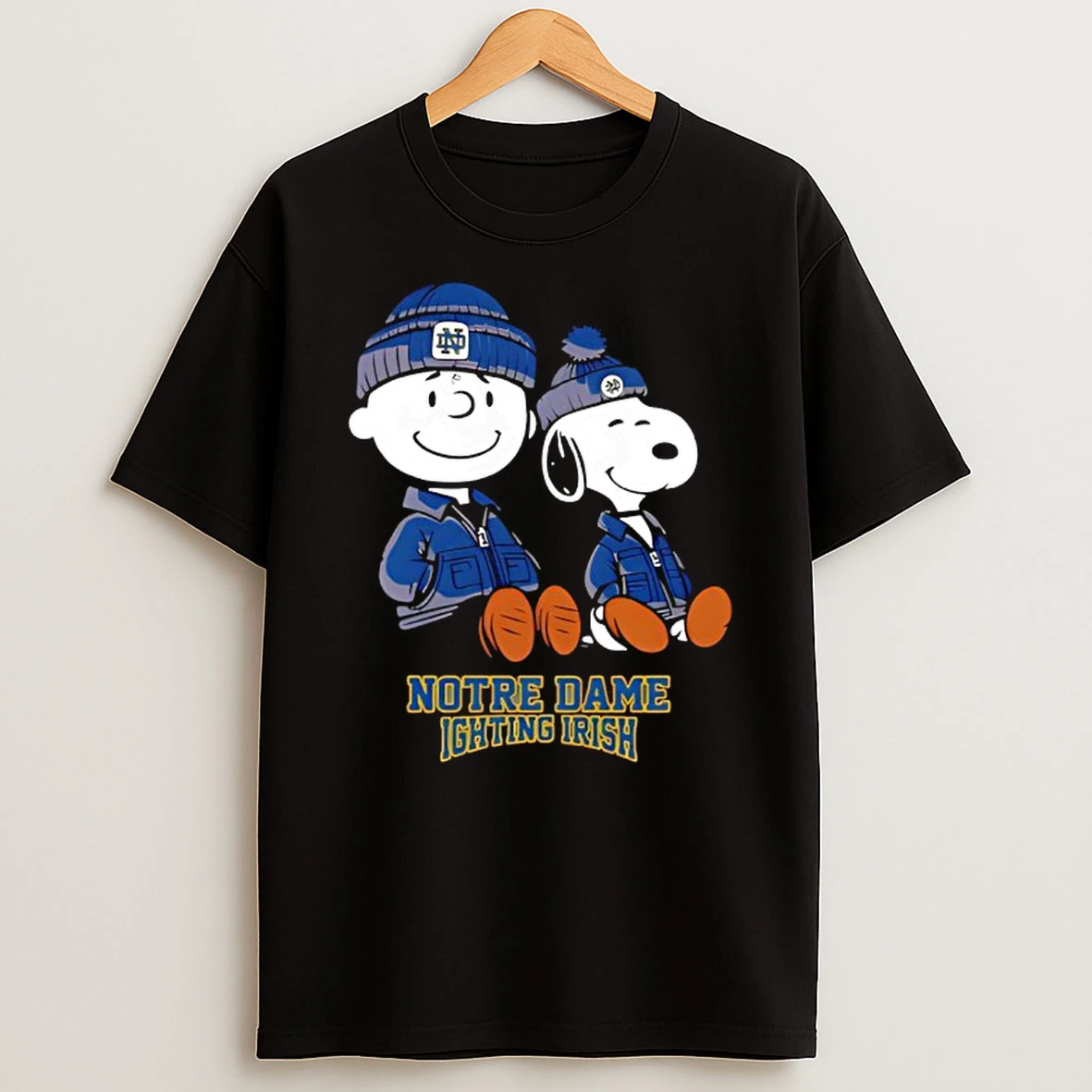 Notre Dame Fighting Irish X Snoopy And Charlie Brown T Shirt
