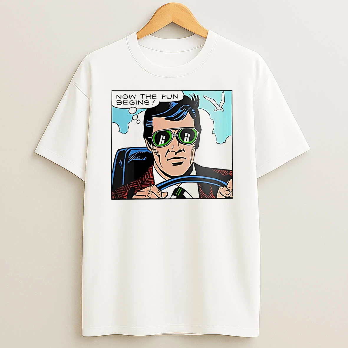Now The Fun Begins Comic T Shirt
