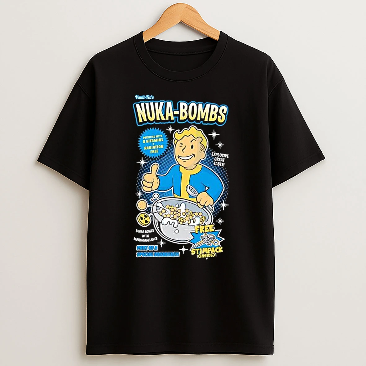 Nuka Bombs Vault Boy Graphic T Shirt