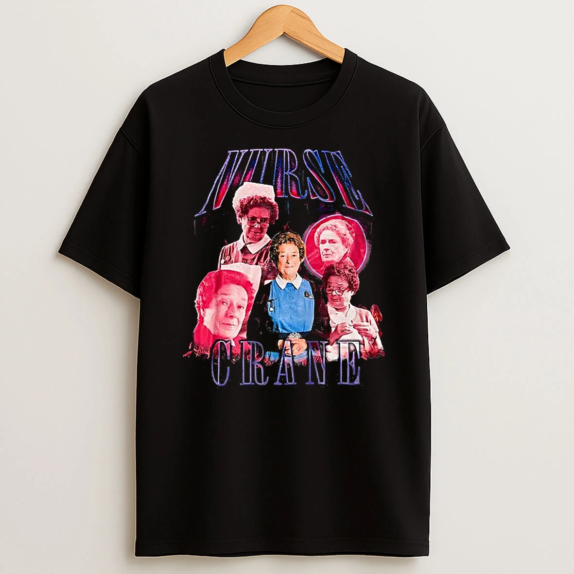Nurse Crane Graphic T Shirt