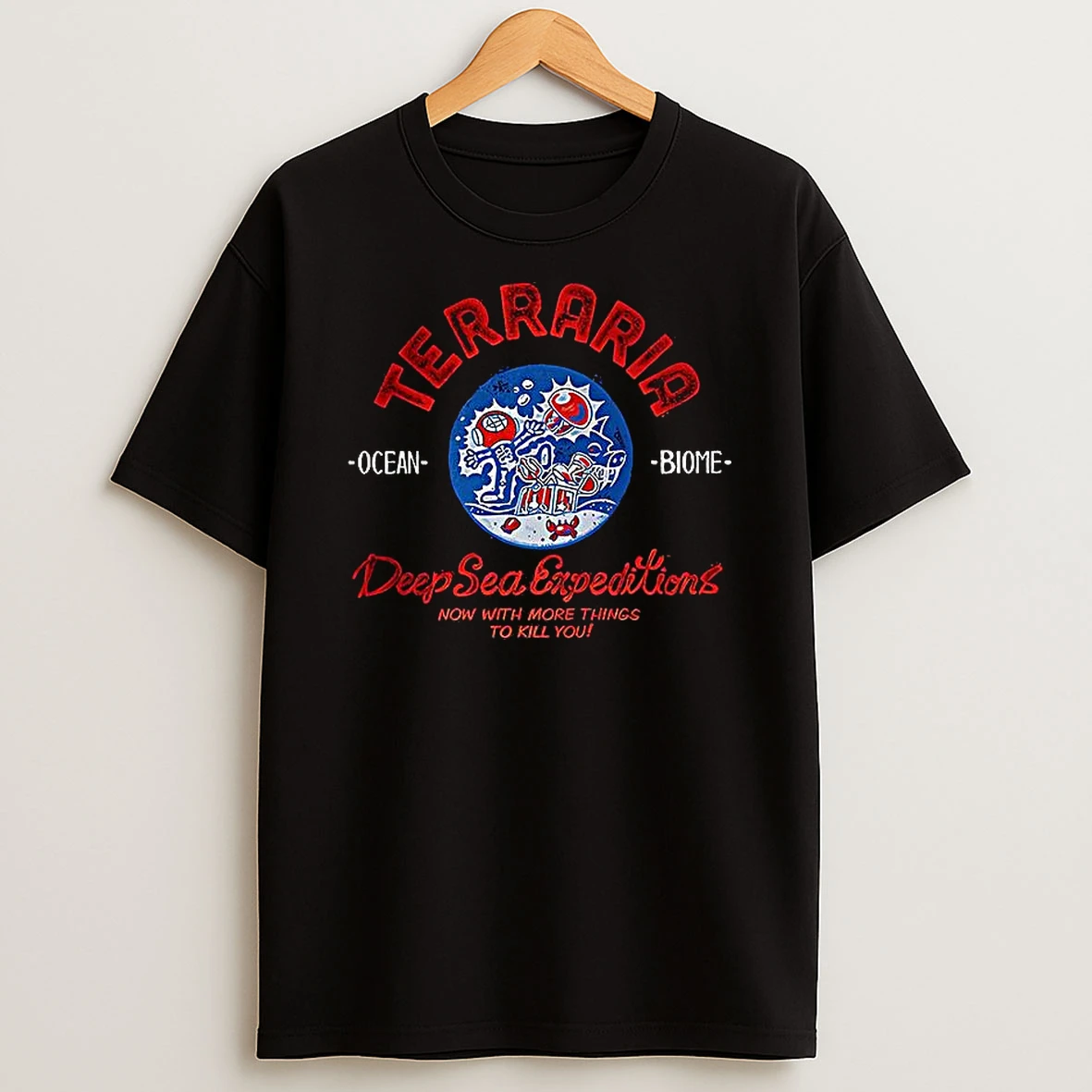 Ocean Biome Terraria Deep Sea Expeditions T Shirt