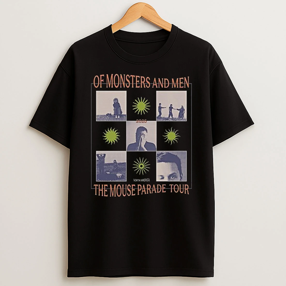 Of Monsters And Men The Mouse Parade Tour 2025 T Shirt