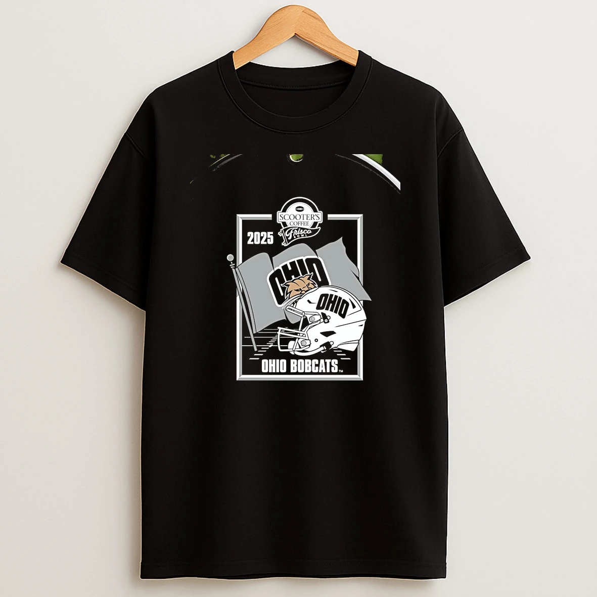 Ohio Bobcats 2025 Frisco Bowl Helmet Chriast T Shirt