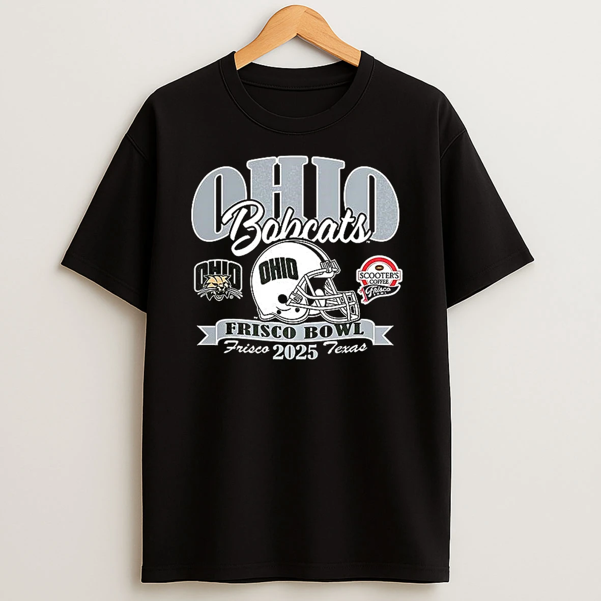 Ohio Bobcats Football 2025 Frisco Bowl T Shirt