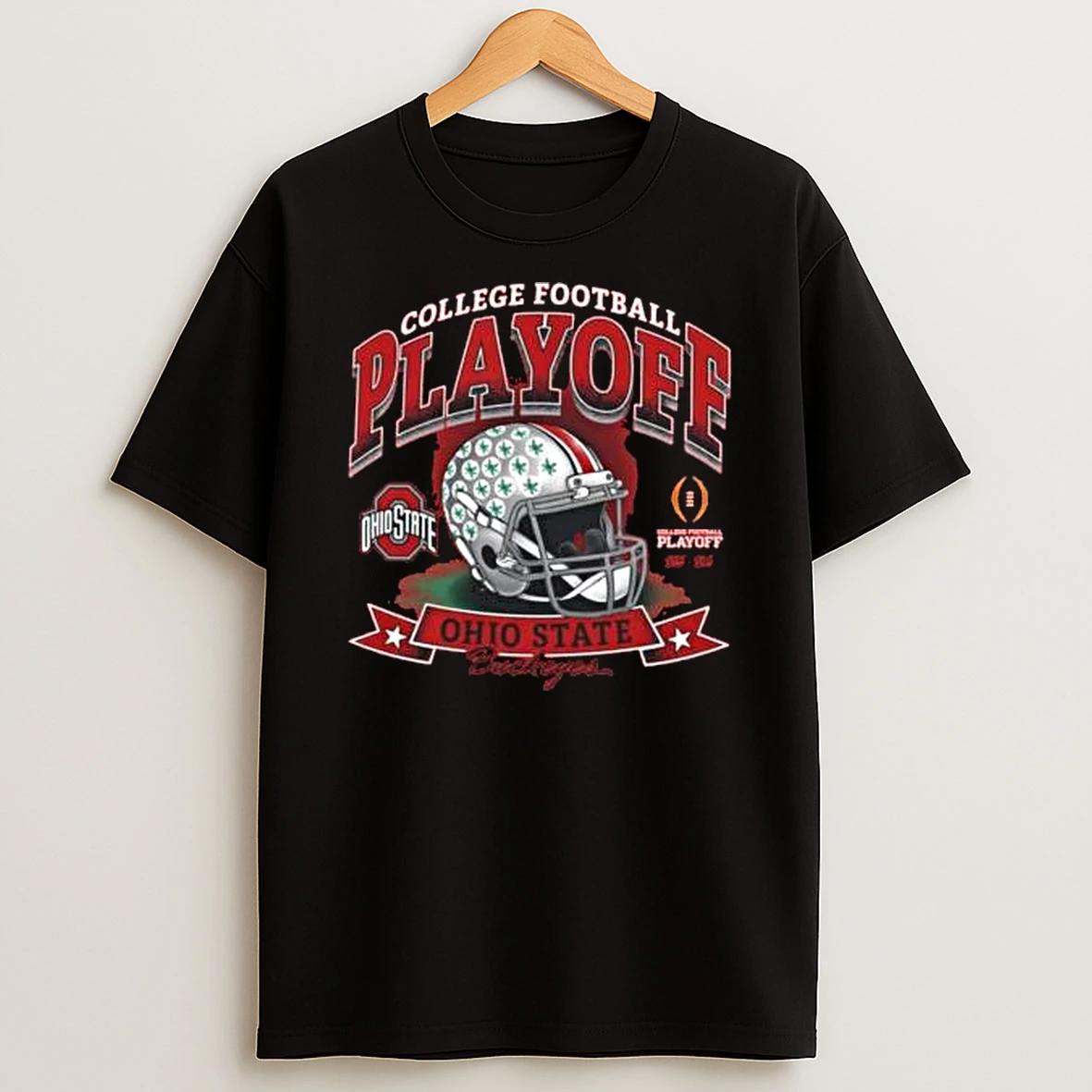 Ohio State Buckeyes 2025 26 College Football Playoff Participant Helmet T Shirt