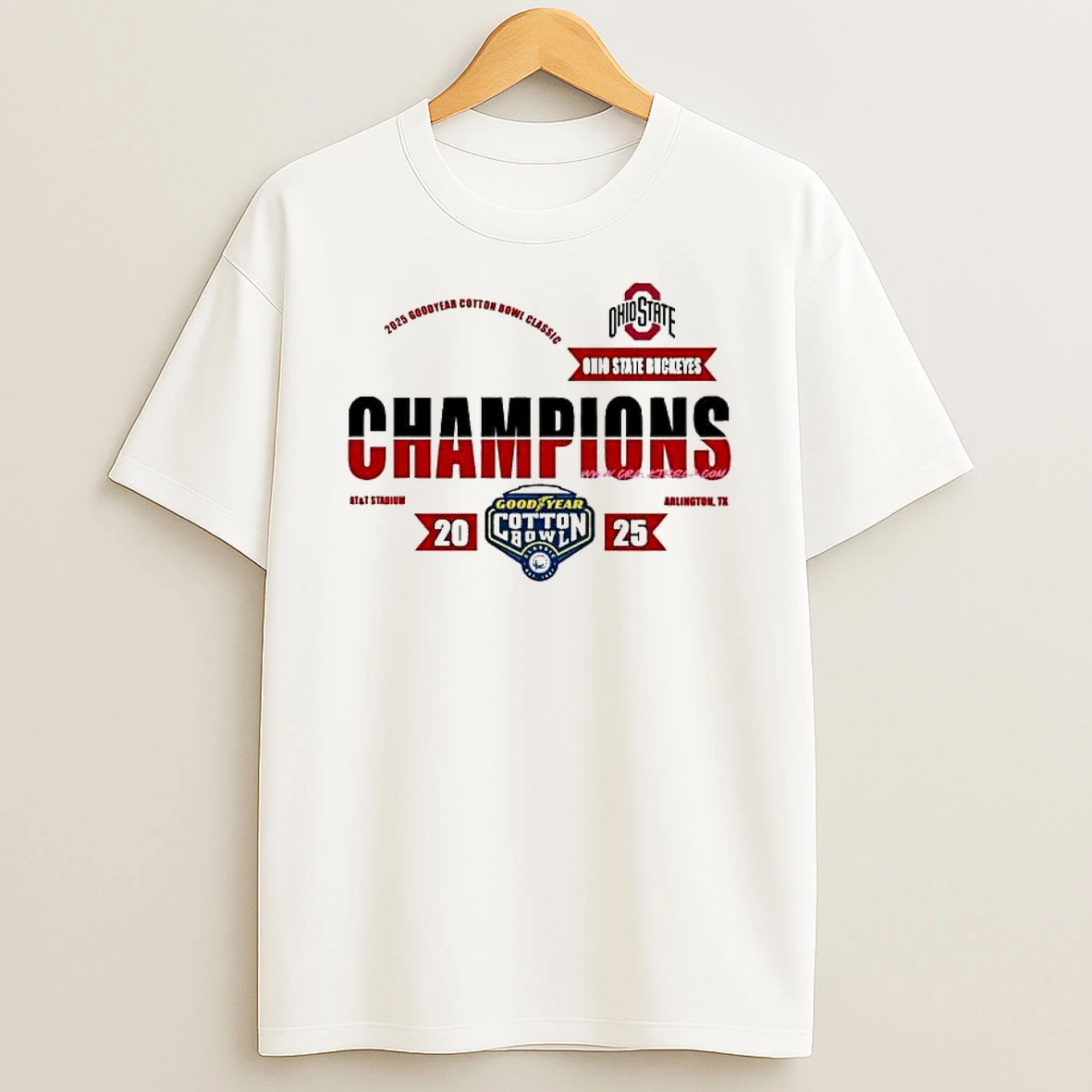 Ohio State Buckeyes 2025 College Football Playoff Quarterfinal At The Goodyear Cotton Bowl Classic Locker Room T Shirt