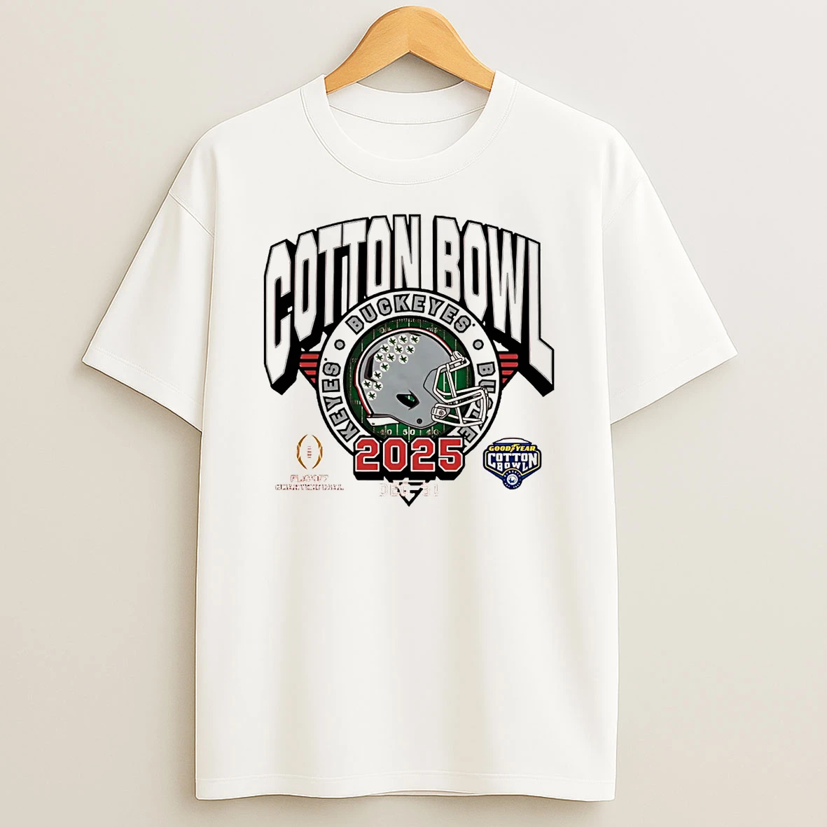 Ohio State Buckeyes 2025 Cotton Bowl Cfp Quarterfinal T Shirt