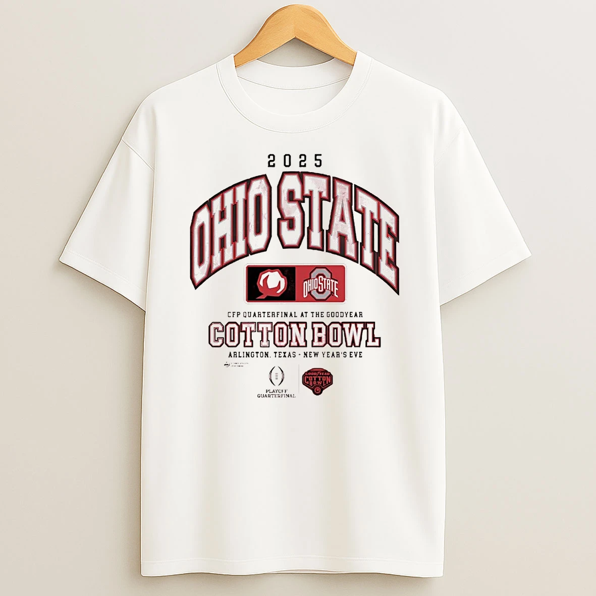 Ohio State Buckeyes 2025 Cotton Bowl Cfp Quarterfinal At Goodyear T Shirt