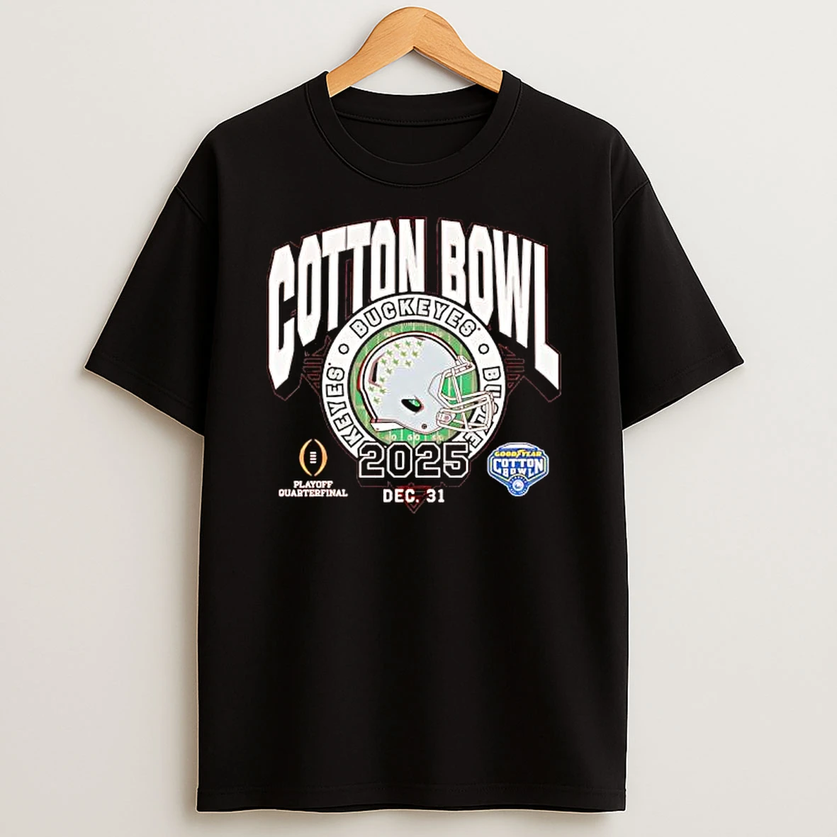 Ohio State Buckeyes 2025 Cotton Bowl Dec 31st Playoff Quarterfinal T Shirt