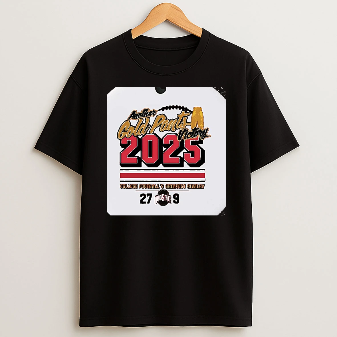 Ohio State Buckeyes 2025 Another Gold Pants Victory Christmas Christmas T Shirt