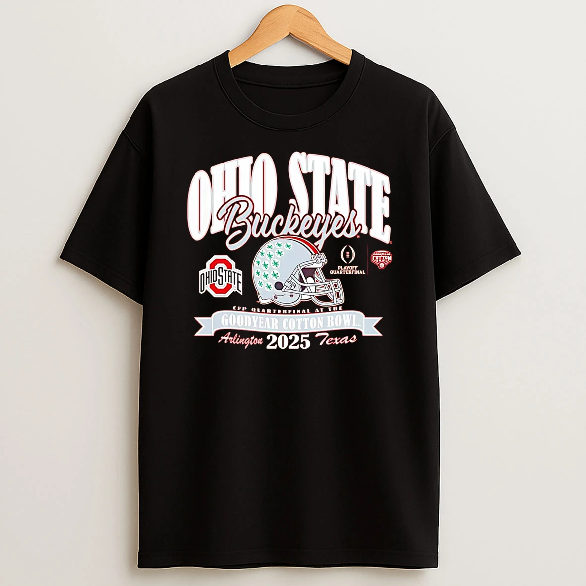 Ohio State Buckeyes 2026 Goodyear Cotton Bowl Cfp Quarterfinal T Shirt