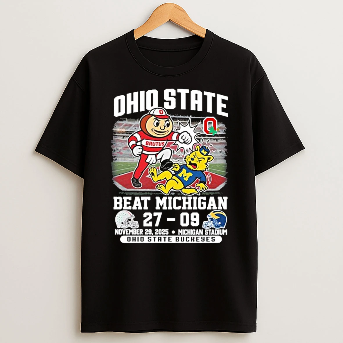 Ohio State Buckeyes Beat Michigan 27 9 Final Score T Shirt
