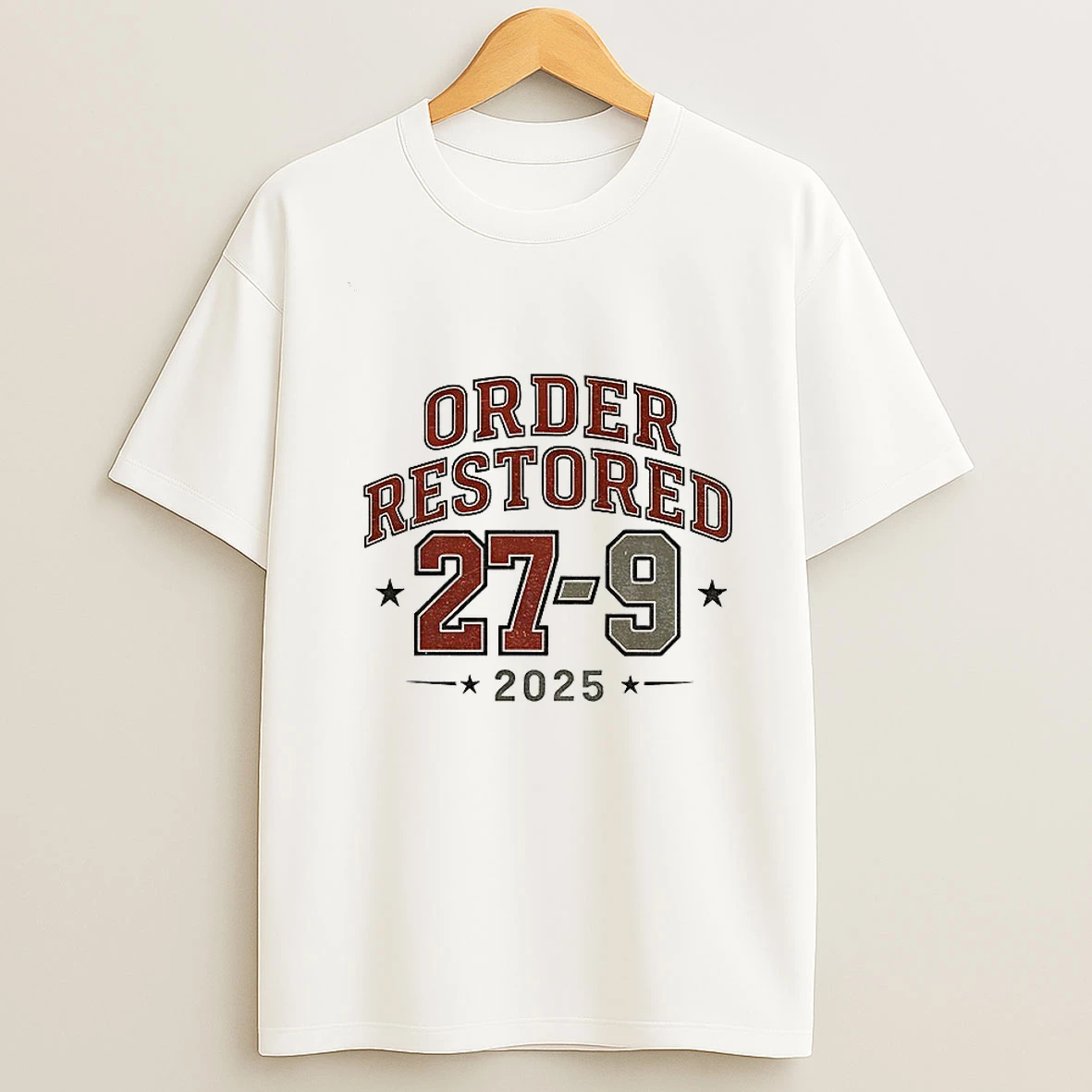 Ohio State Buckeyes Beat Michigan Rivalry Order Restored 27 9 T Shirt