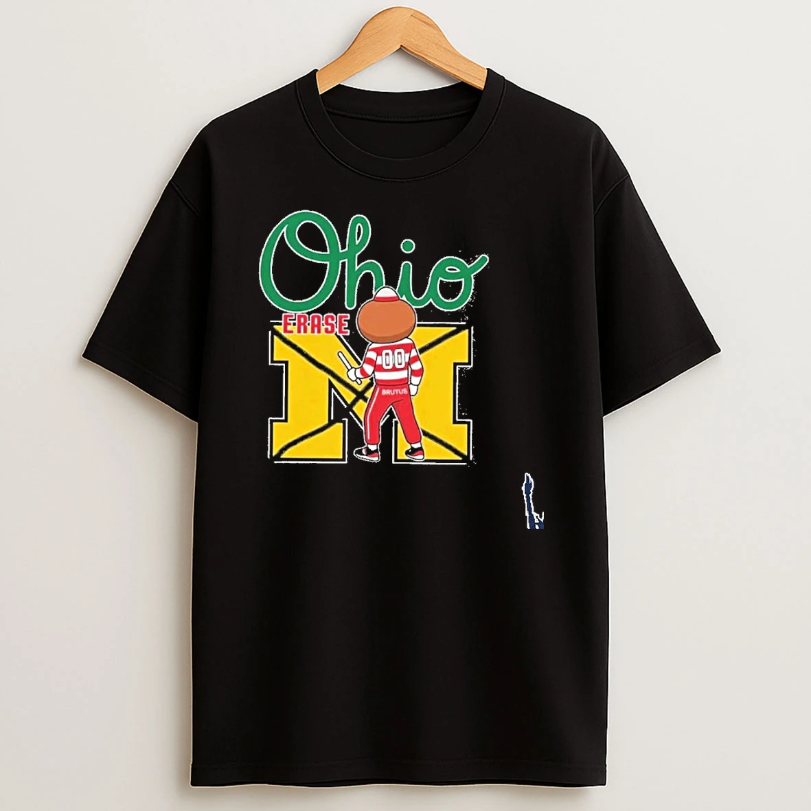 Ohio State Buckeyes Brutus Ohio Erase T Shirt
