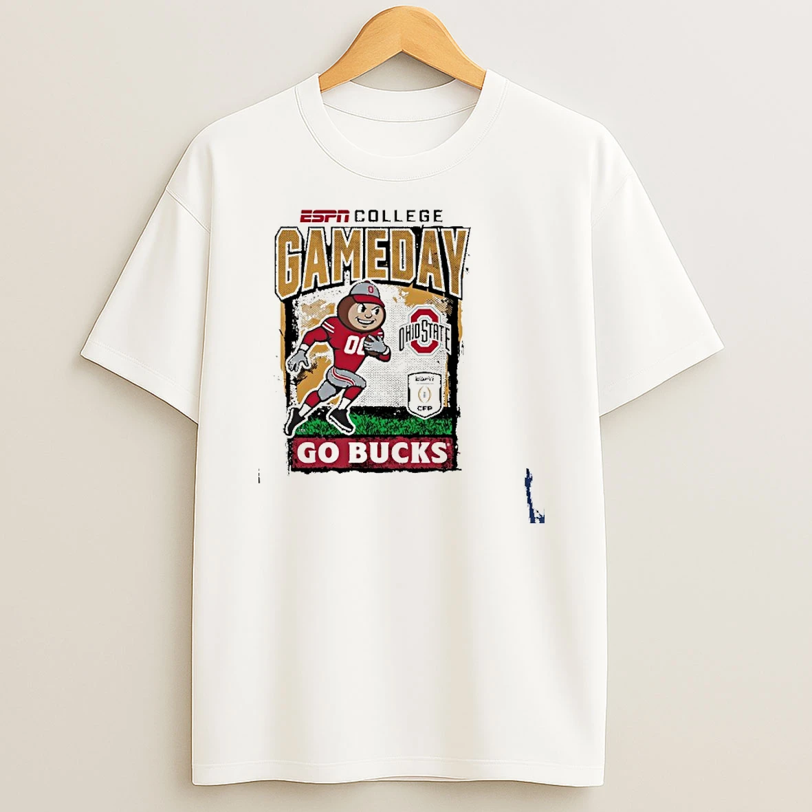 Ohio State Buckeyes Cfp Gameday 1st Round Mascot Go Bucs T Shirt