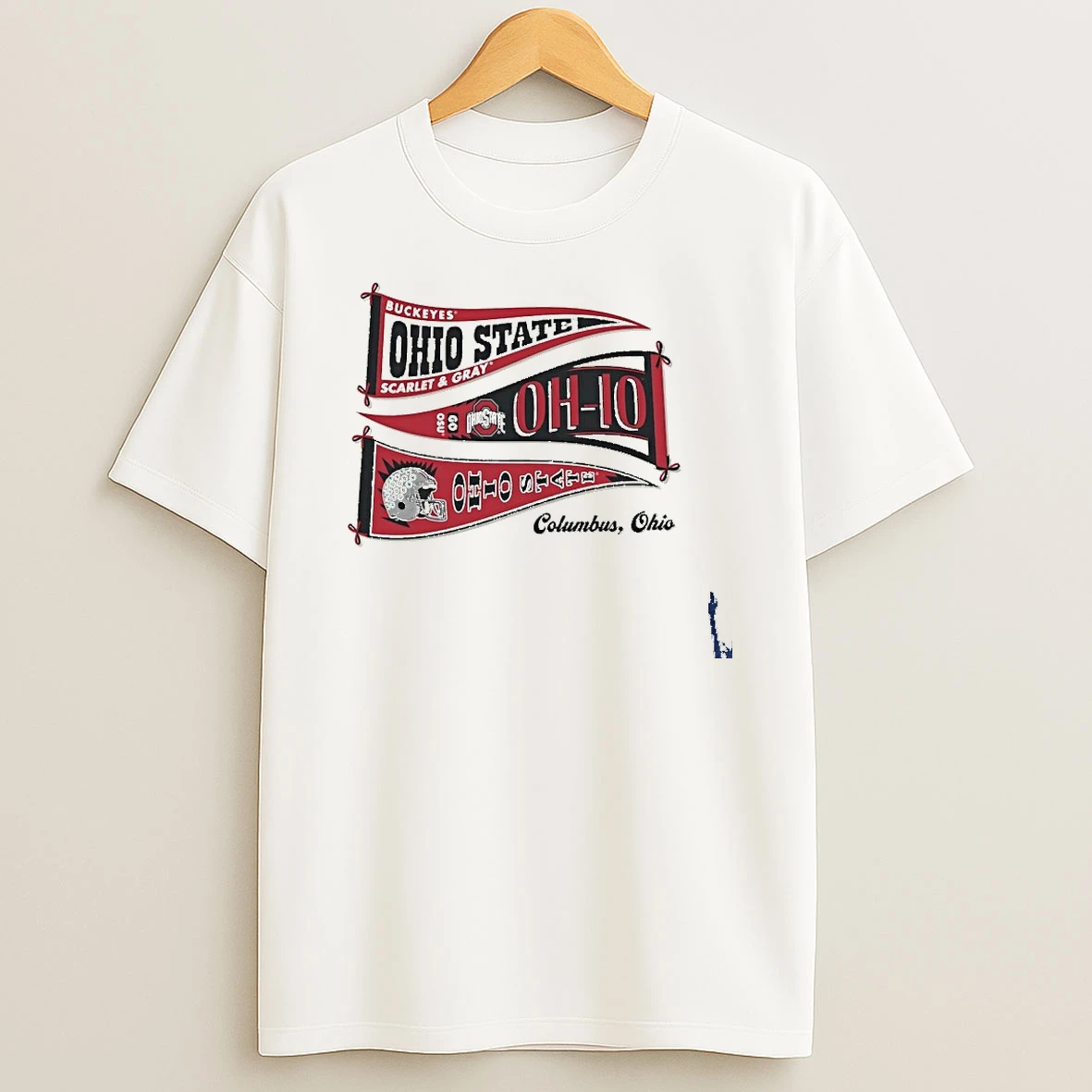Ohio State Buckeyes Pennant Sadie T Shirt