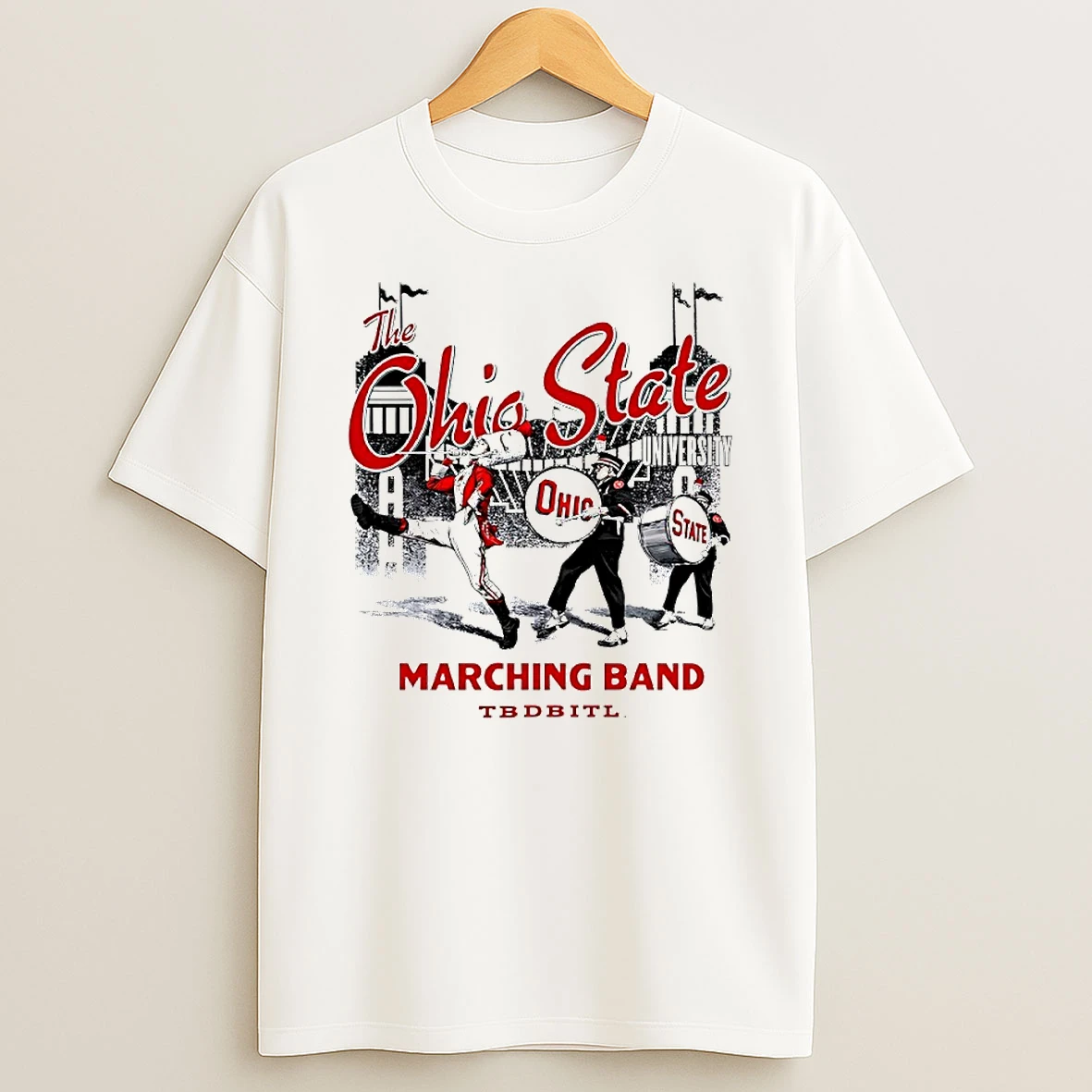 Ohio State Buckeyes The Best Band Circle T Shirt