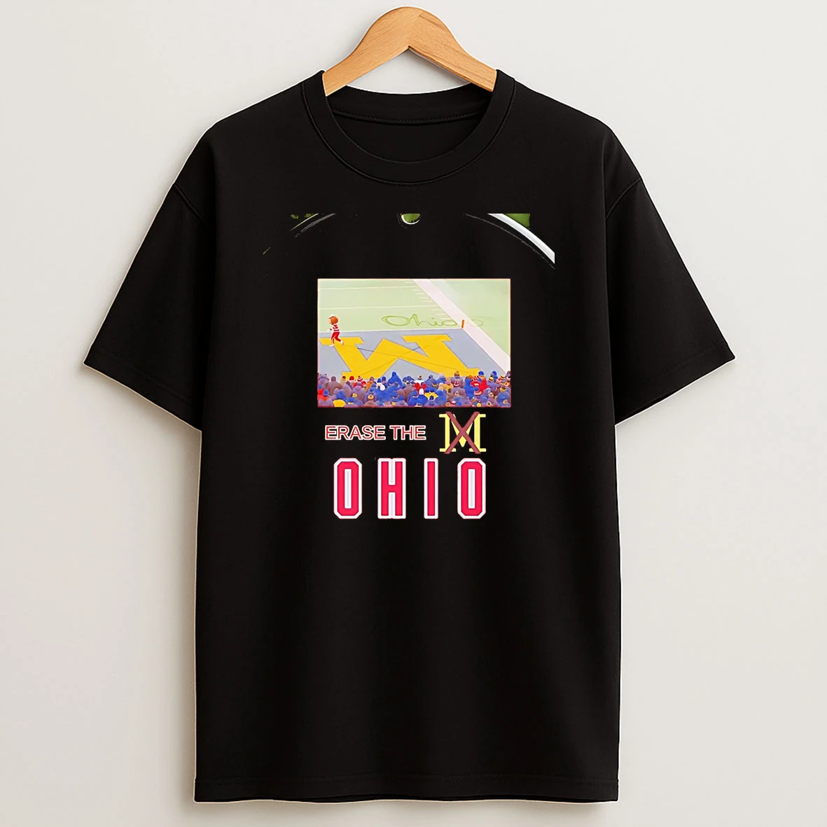 Ohio State Buckeyes Eraser The M Michigan Wolverines Chriast T Shirt
