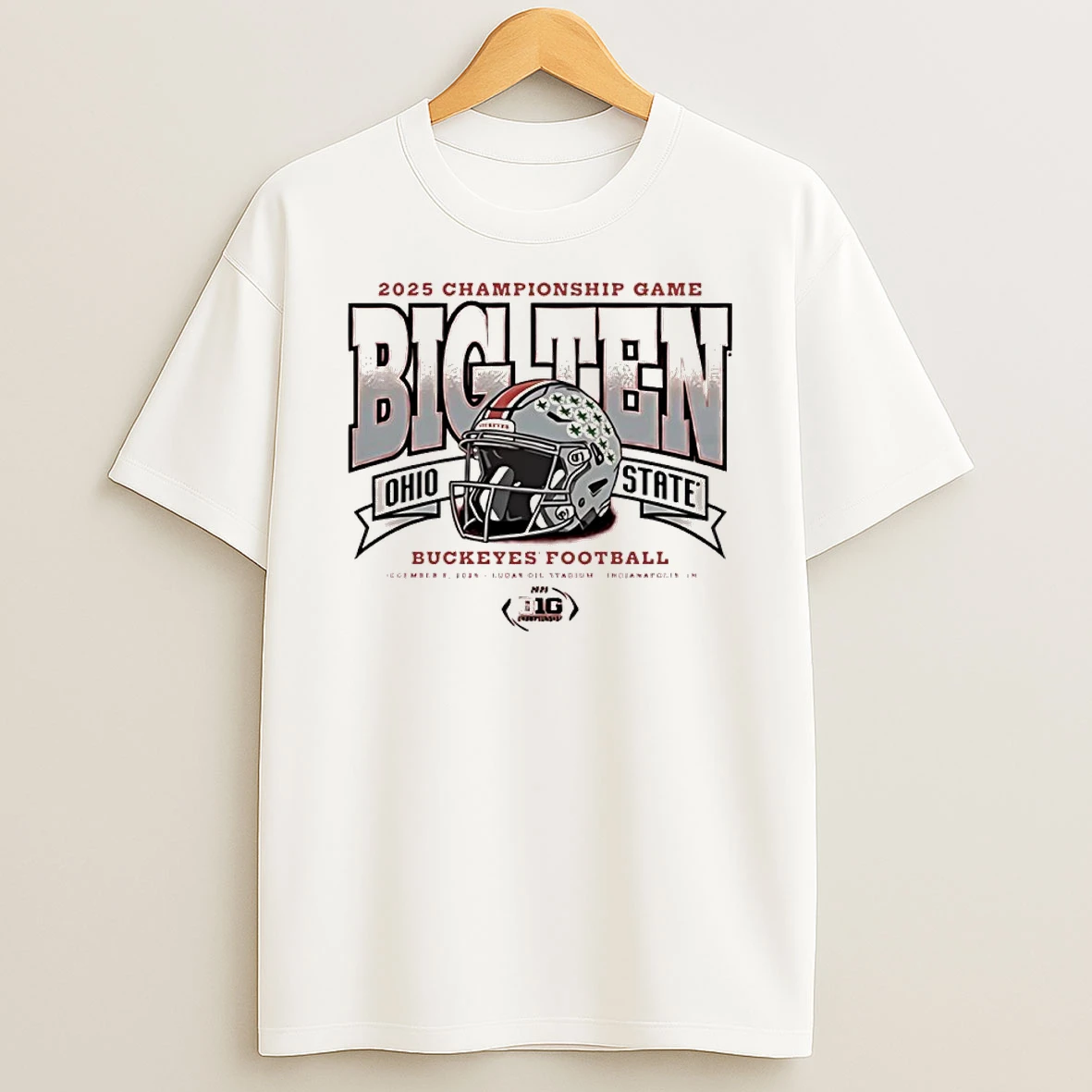 Ohio State Buckeyes Football 2025 Big Ten Championship Game T Shirt