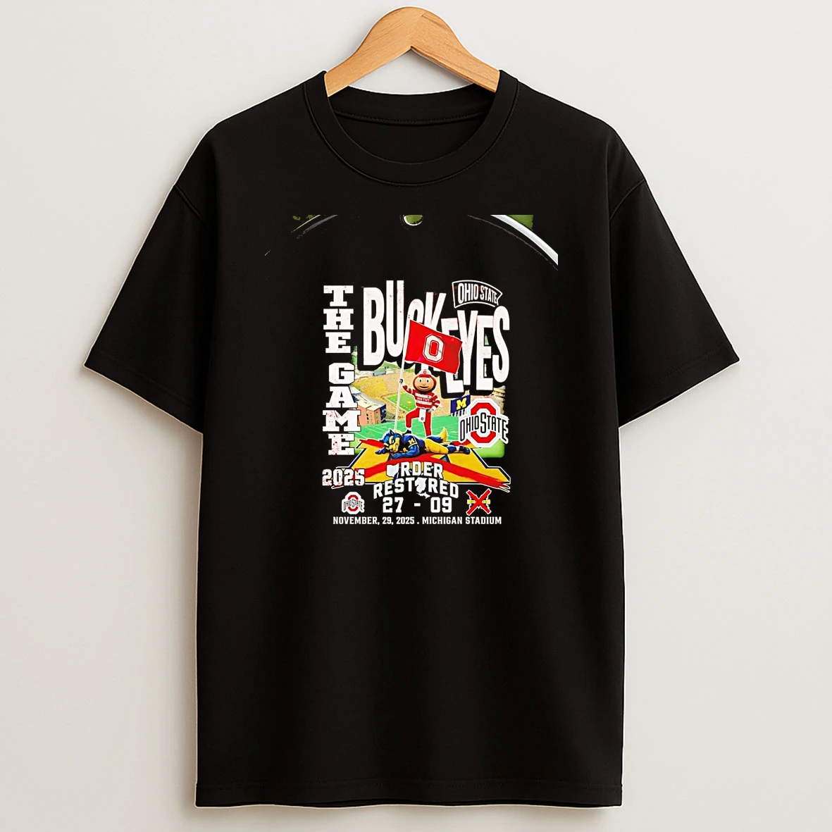 Ohio State Buckeyes The Game 2025 Order Restored Christmas Chriast T Shirt