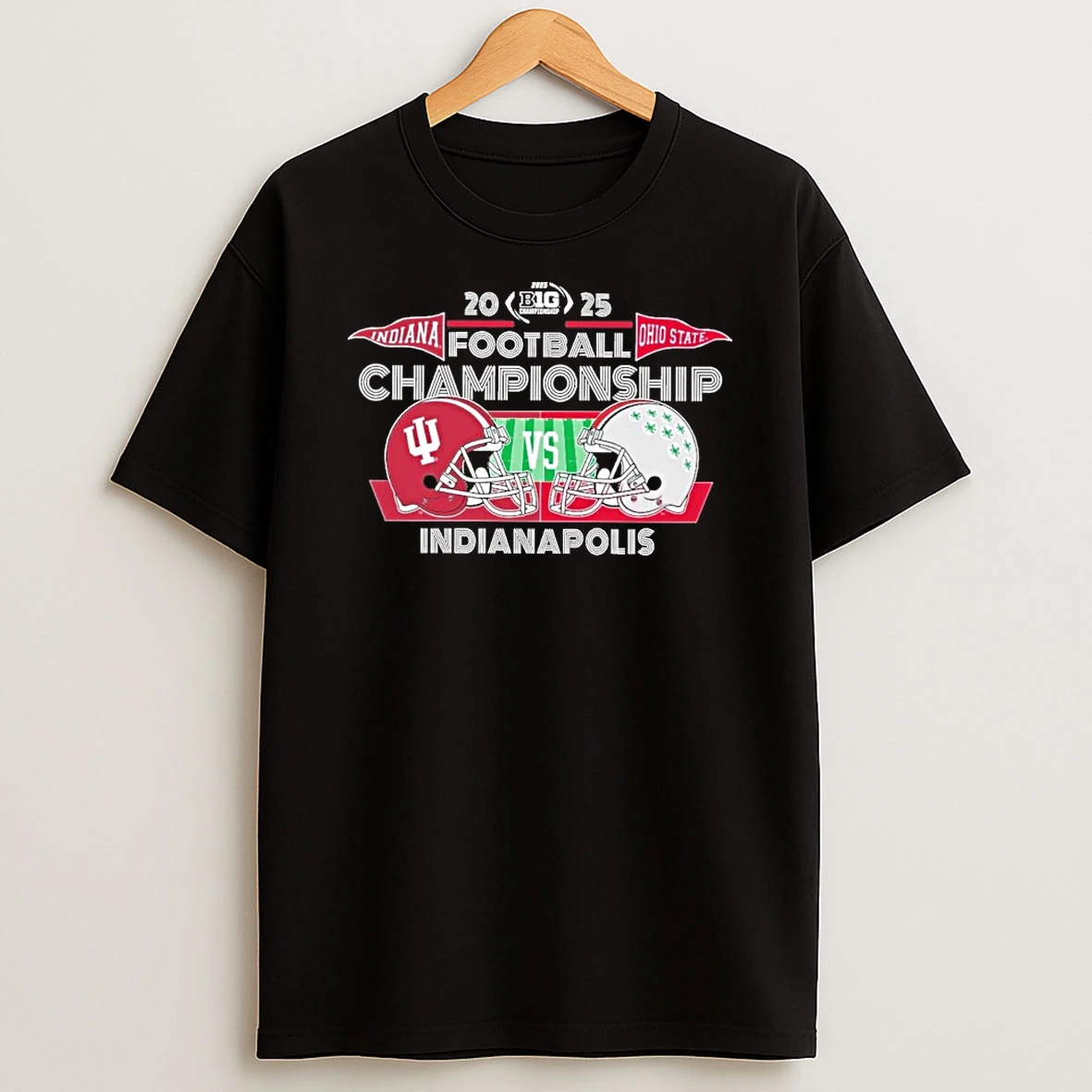 Ohio State Buckeyes Vs Indiana Football Big Ten Championship Head To Head T Shirt
