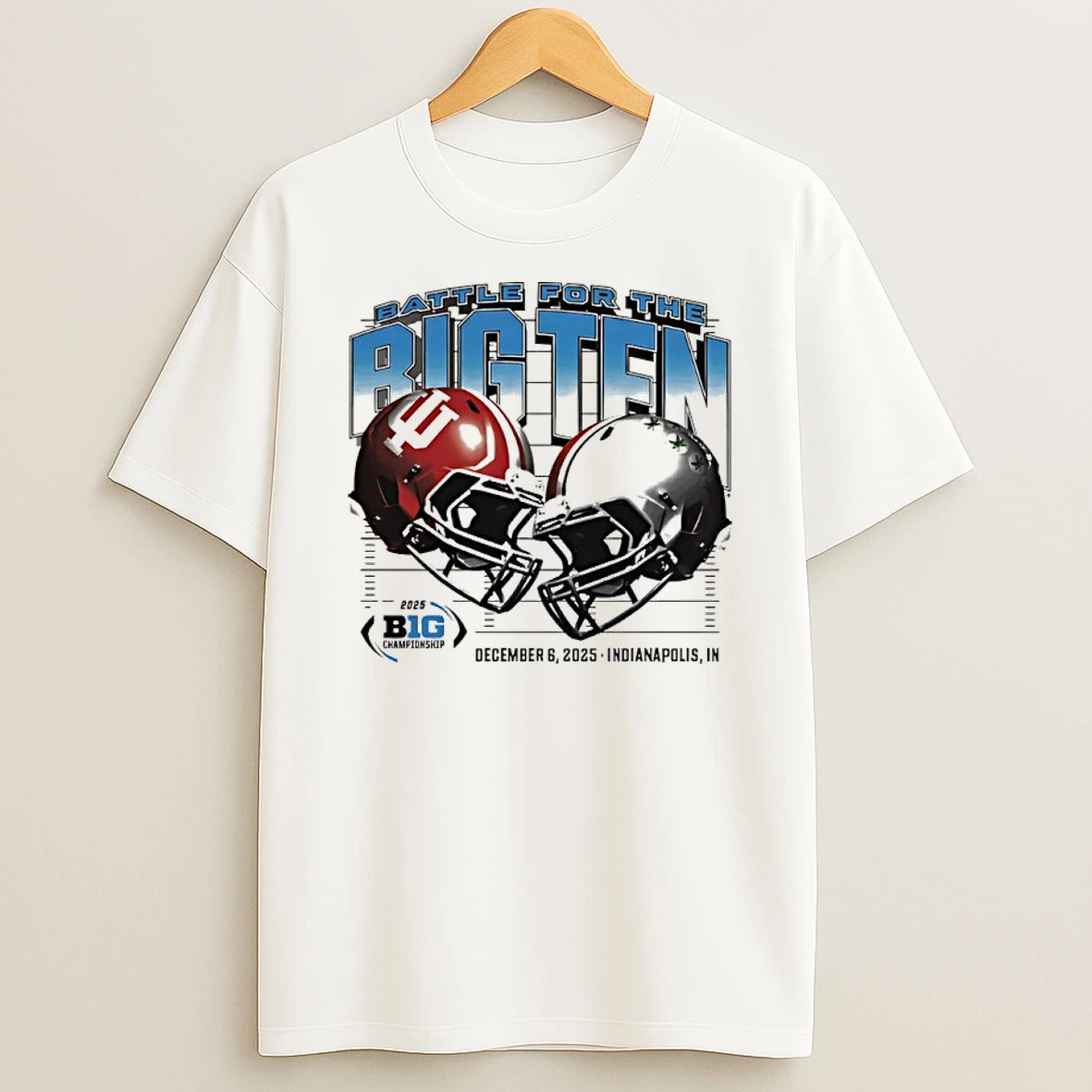 Ohio State Buckeyes Vs Indiana Hoosiers 2025 Battle For The Big Ten T Shirt