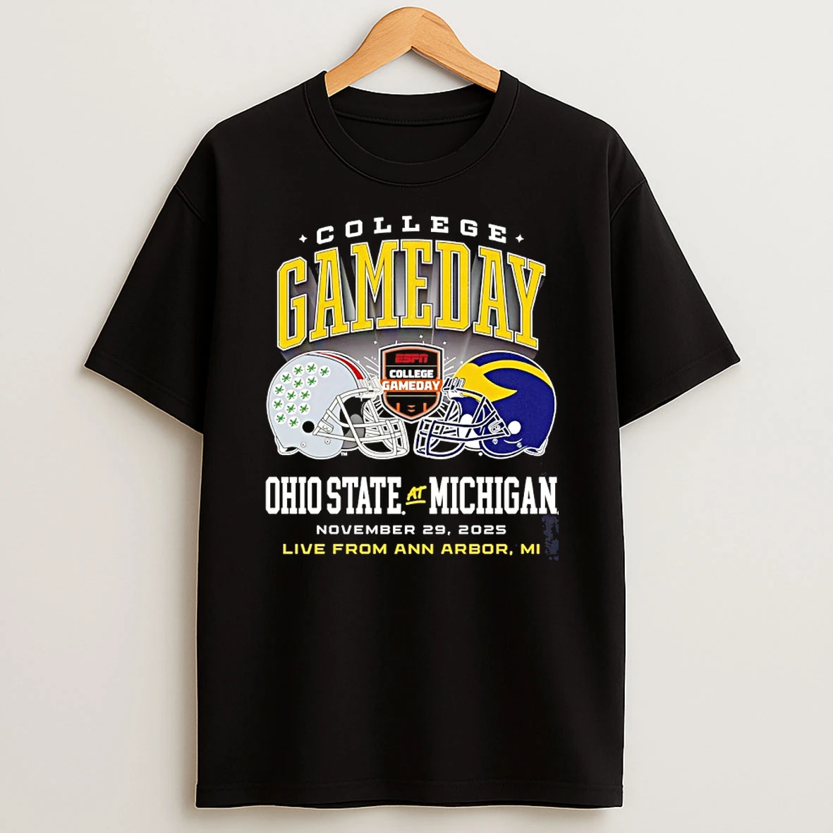 Ohio State Buckeyes Vs Michigan Wolverines 2025 College Gameday T Shirt