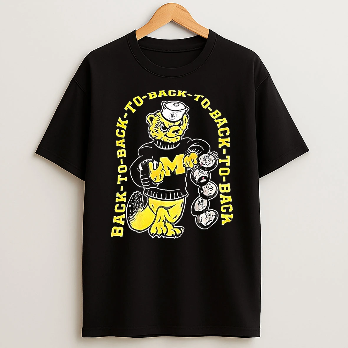 Ohio State Buckeyes Vs Michigan Wolverines Back To Back T Shirt