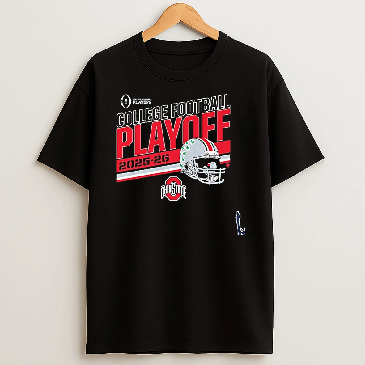 Ohio State Football 2025 Cfp Stripe T Shirt