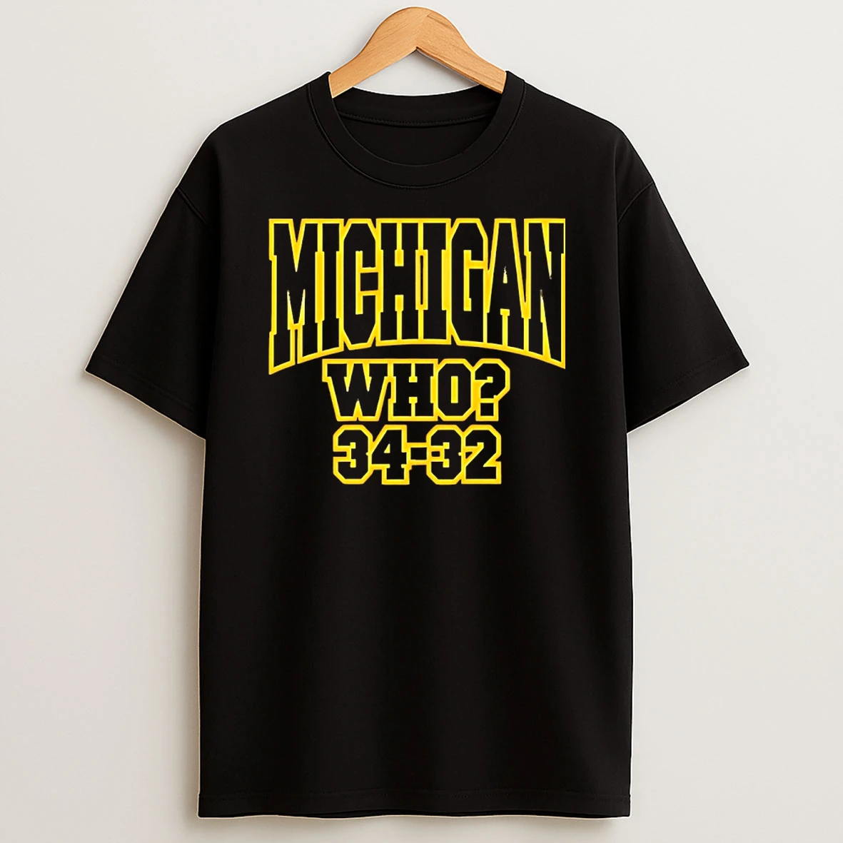 Ohios Tate Michigan Who 34 32 T Shirt