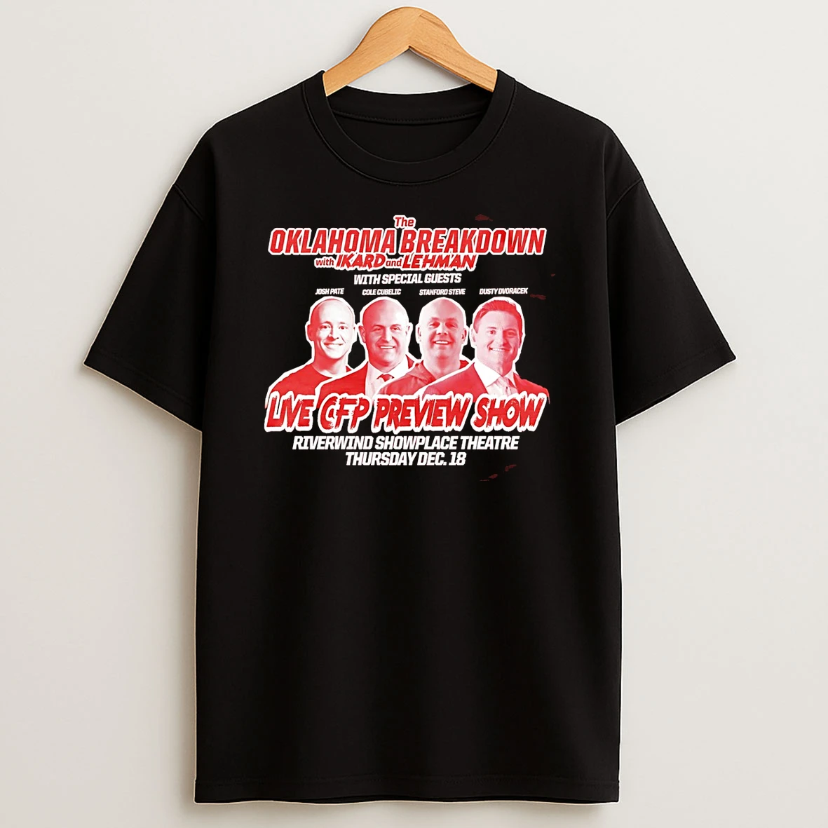 Oklahoma Breakdown Live Show With Ikard And Lehman T Shirt