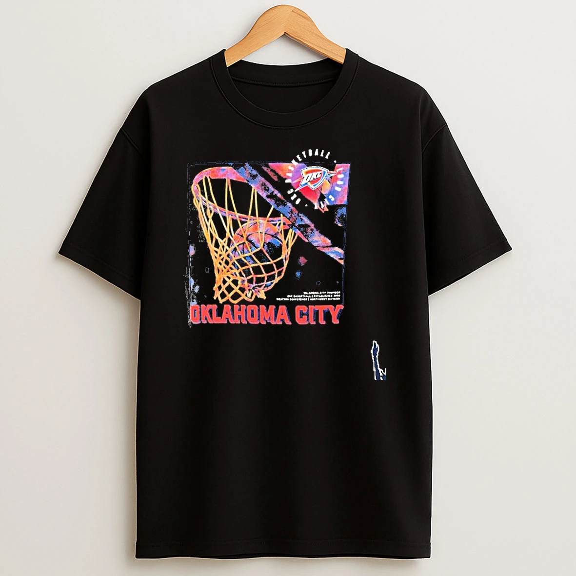 Oklahoma City Thunder Chase Chrome Basket T Shirt