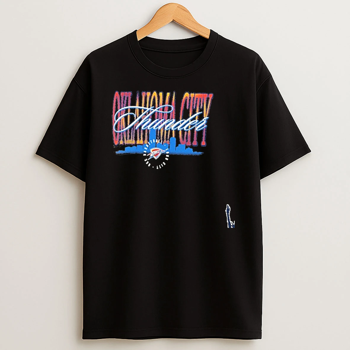 Oklahoma City Thunder Chase Chrome Skyline T Shirt