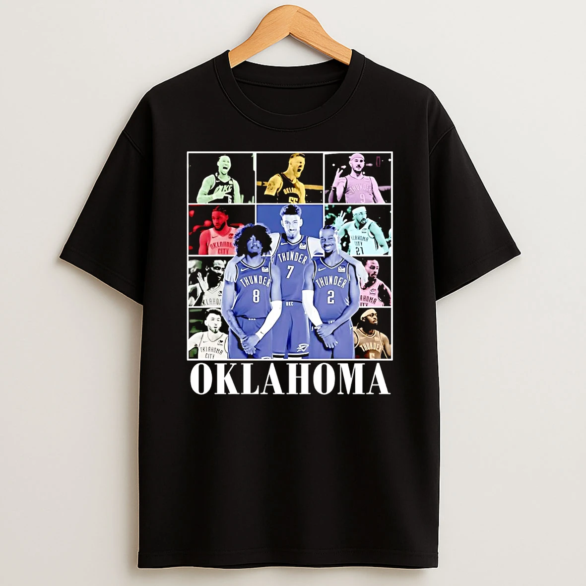 Oklahoma City Thunder Trio The Eras Tour T Shirt