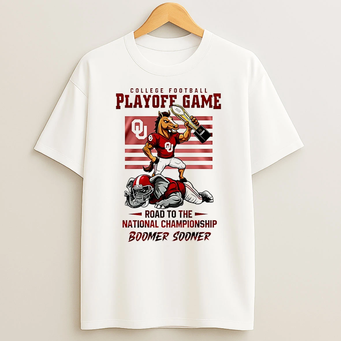 Oklahoma Sooners 2025 26 Cfp Road To The National Championship T Shirt