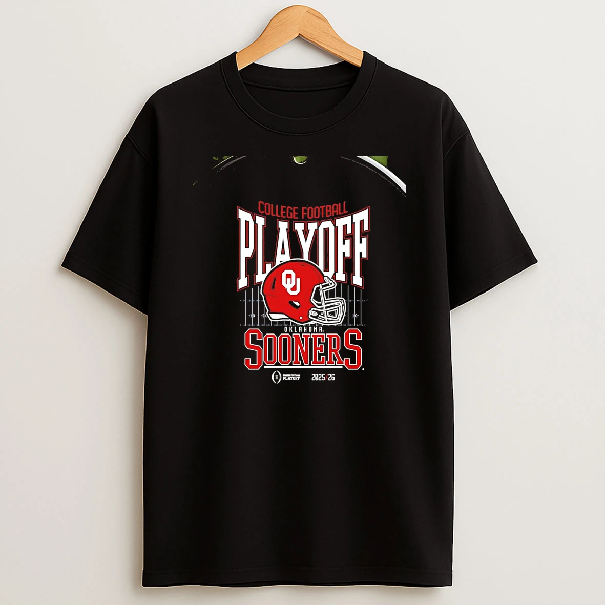 Oklahoma Sooners 2025 26 College Football Playoff Cfp Helmet Chriast T Shirt